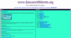 Desktop Screenshot of danceswithferrets.org