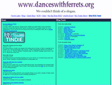 Tablet Screenshot of danceswithferrets.org